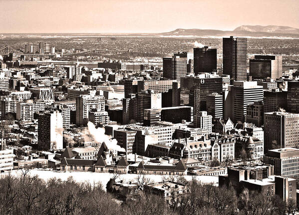 North America Poster featuring the photograph Winter in the City ... by Juergen Weiss