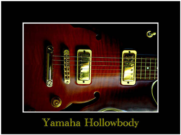 Yamaha Poster featuring the photograph Yamaha Hollowbody 4 by David Weeks