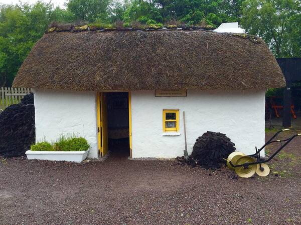 Small Irish Cottage Poster featuring the photograph Ireland Cottage by Sue Morris