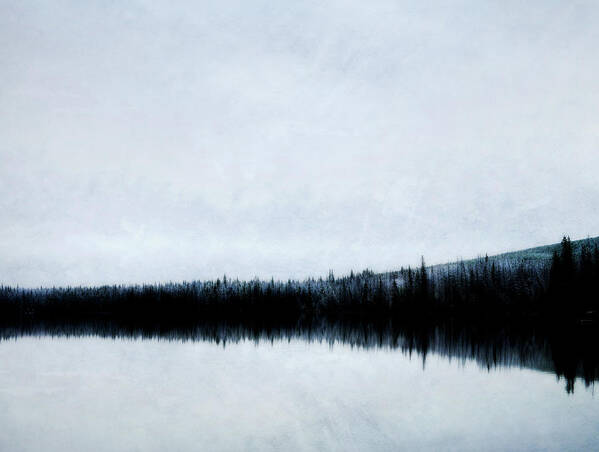 Winter Poster featuring the photograph Lac Le Jeune by Theresa Tahara