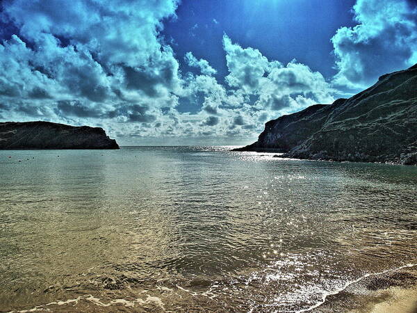 Seascapes Poster featuring the photograph Lulworth Cove #2 by Richard Denyer