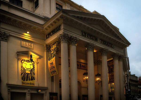 Theater Poster featuring the photograph Lyceum Theatre London #1 by Shirley Mitchell