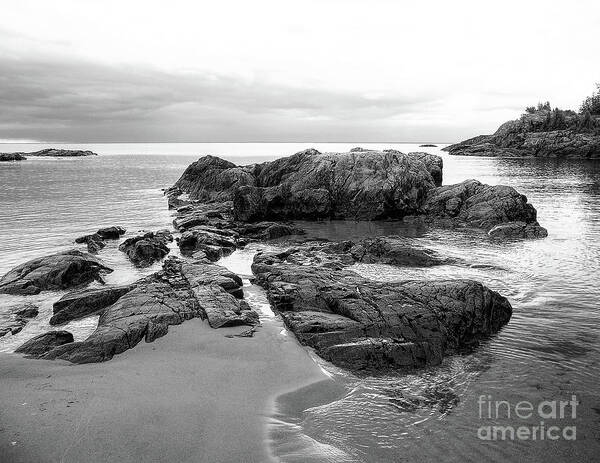 Lake Superior Poster featuring the photograph Short Rock #1 by Phil Perkins