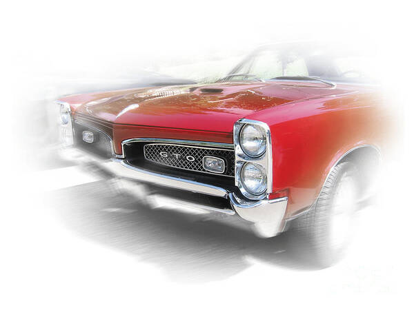 1967 Poster featuring the photograph 1967 Pontiac GTO by Ron Long