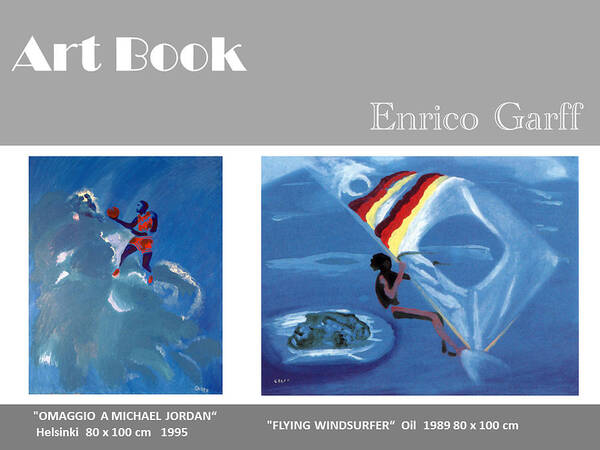 Basketball Poster featuring the painting Art Book by Enrico Garff