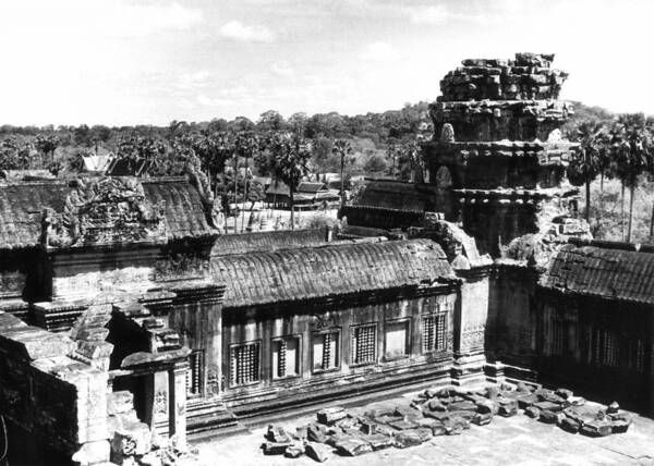 12th Century Poster featuring the photograph Cambodia: Angkor Wat #6 by Granger