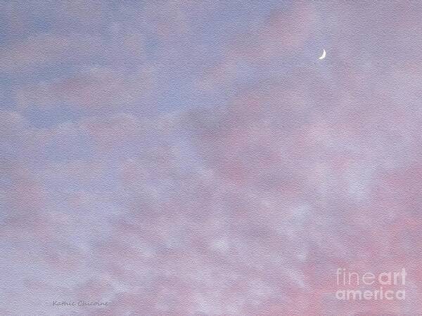 Photography Poster featuring the photograph A Sliver of Moonlight by Kathie Chicoine