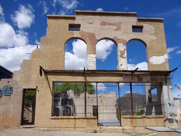 Architecture Poster featuring the photograph Abandoned in Jerome Az by Anne Sands