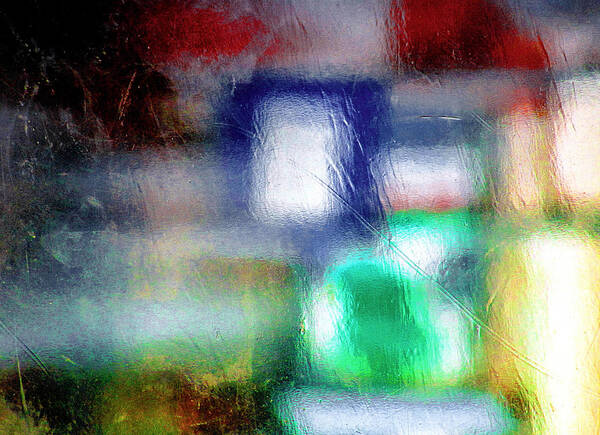 Green Poster featuring the photograph Abstraction by Prakash Ghai