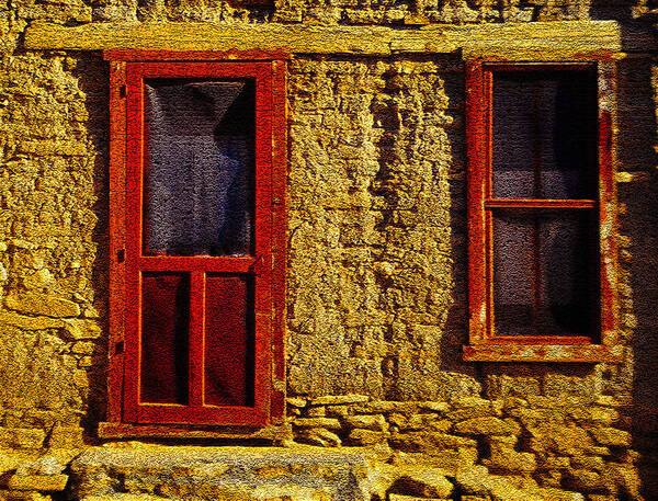 Acoma Pueblo Poster featuring the photograph Acoma House by David Lee Thompson