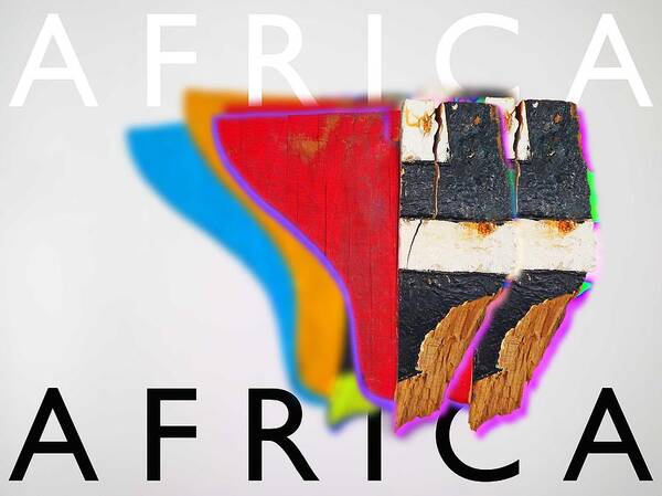 Africa Poster featuring the digital art African by Charles Stuart
