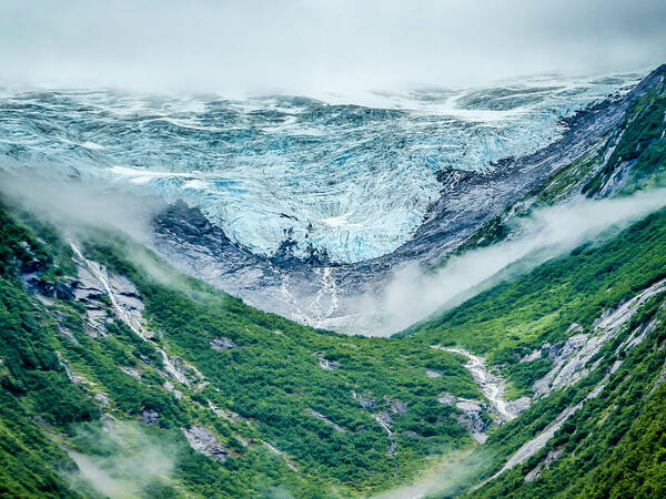 Alaska Poster featuring the photograph Alaska Ice Valley by Pamela Newcomb