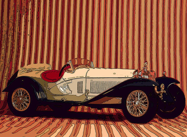 Sports Car Poster featuring the photograph Alfa On Line by James Rentz