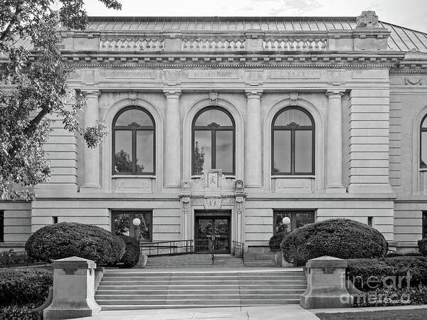 Augustana College Poster featuring the photograph Augustana College Denkmann Memorial Hall by University Icons