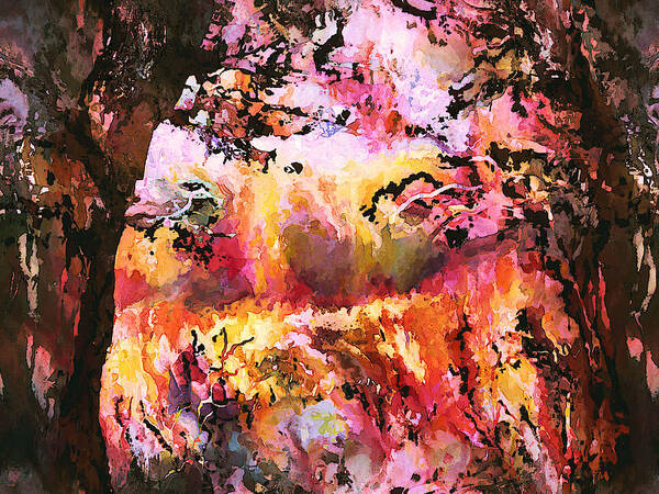 Autumn Poster featuring the mixed media Autumn Beauty by Natalie Holland