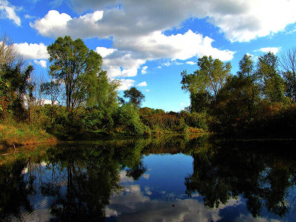 Hovind Poster featuring the photograph Autumn Lake by Scott Hovind