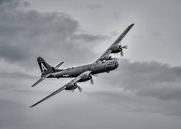 World War Ii Poster featuring the digital art B-29 Superfortress, Fifi by Douglas Pittman