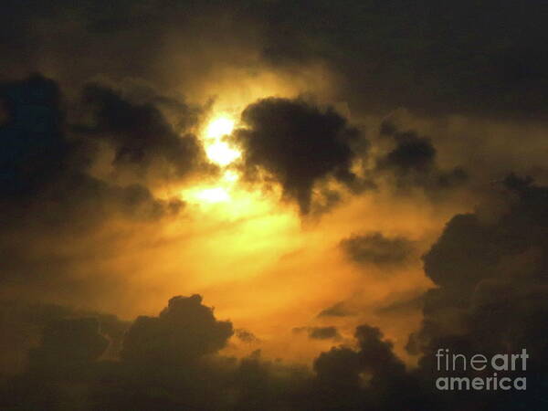 Biblical Florida Sunset Photo Poster featuring the photograph Biblical Sunset by Robert Birkenes