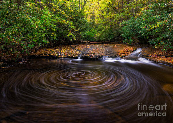 Swirl Pool Poster featuring the photograph Big Swirl by Anthony Heflin
