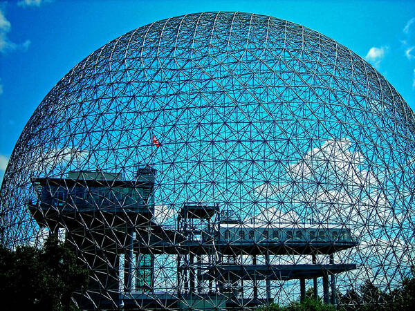 North America Poster featuring the photograph Biosphere Montreal by Juergen Weiss