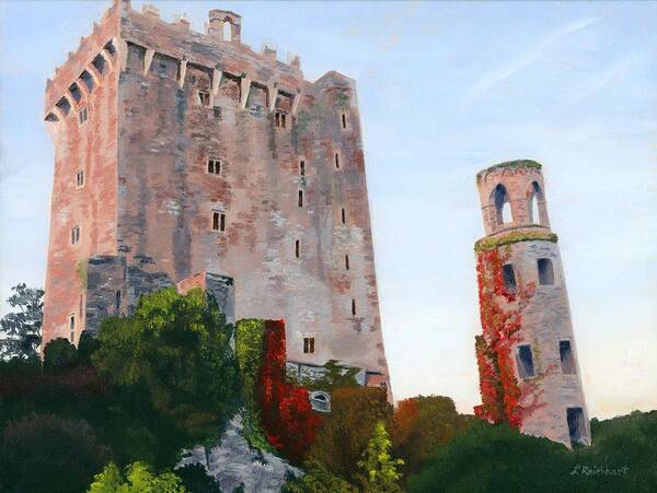Ireland Poster featuring the painting Blarney Castle by Lynne Reichhart