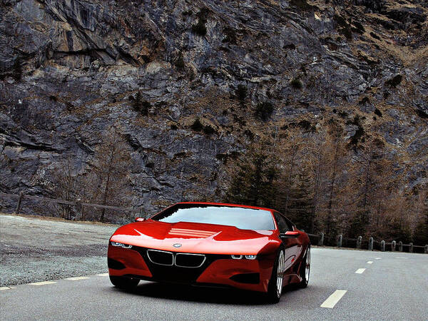 Bmw M8 Poster featuring the photograph Bmw M8 by Jackie Russo