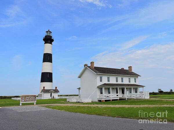 Art Poster featuring the photograph Bodie Island Lighthouse by Shelia Kempf