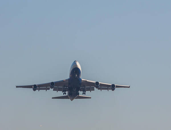 747 Poster featuring the photograph Boeing 747-4 by Brian MacLean