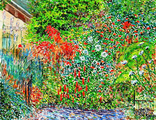 Botanical Garden Poster featuring the painting Botanical Garden by Anthony Butera