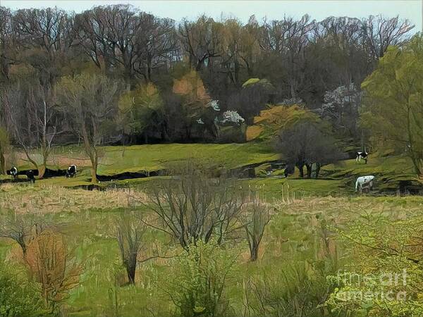 Landscape Poster featuring the photograph Bucolic Wisconsin by Jodie Marie Anne Richardson Traugott     aka jm-ART