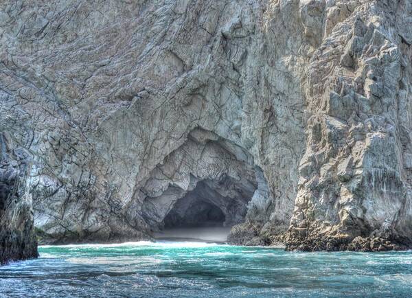 Cabo San Lucas Poster featuring the photograph Cabo cave by Bill Hamilton