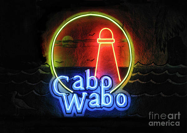 Cabo Wabo Poster featuring the photograph Cabo Wabo by Steven Parker