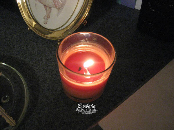 Art Poster featuring the photograph Candle Inspired #1173-1 by Barbara Tristan