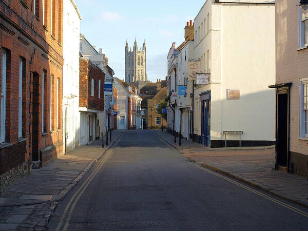 Cities Poster featuring the photograph Canterbury On Boxing Day Morning by Richard Denyer
