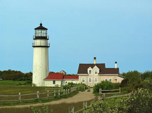 Highland Lighthouse Poster featuring the photograph Cape Cod Highland Lighthouse by Juergen Roth