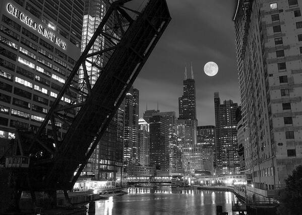 Chicago Poster featuring the photograph Chicago Pride of Illinois by Frozen in Time Fine Art Photography