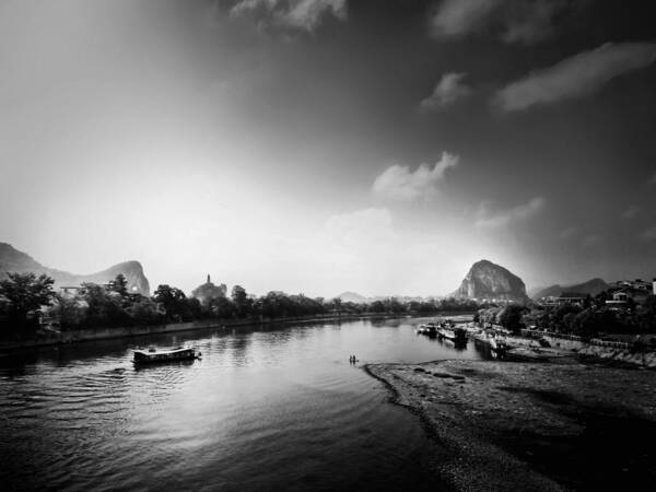 China Poster featuring the photograph China Guilin landscape scenery photography by Artto Pan