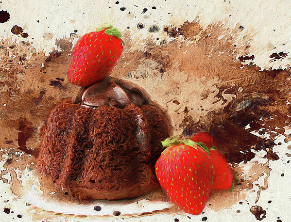 Chocolate Explosion Poster featuring the photograph Chocolate Explosion by Darren Fisher