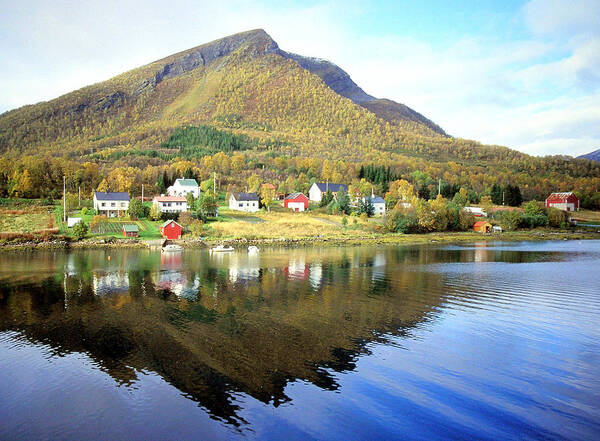 Norway Poster featuring the photograph Coast of Norway Reflections by William Gardner