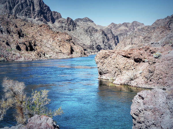 Black Canyon Poster featuring the photograph Colorado River - Black Canyon - Entering The Canyon by Leslie Montgomery