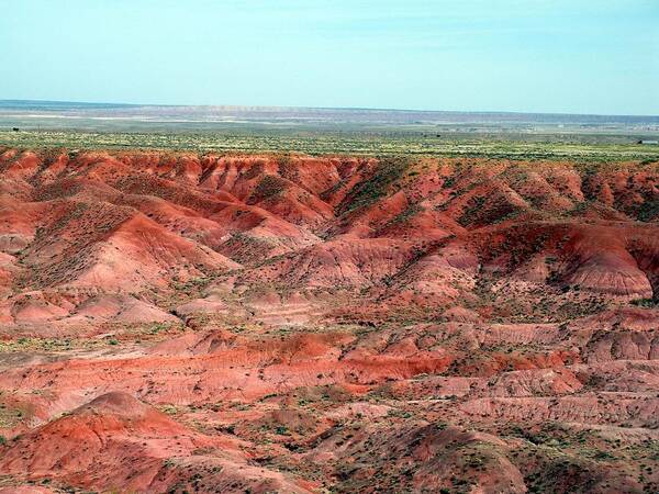 Painted Desert Poster featuring the photograph Colorful Painted Desert by Jeanette Oberholtzer