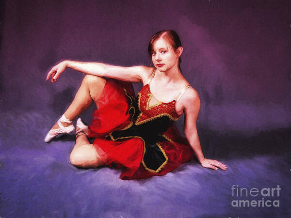 Fine Art Photography Poster featuring the photograph DANCER No. 6 ... by Chuck Caramella