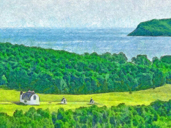 D H Day Farm Poster featuring the digital art D. H. Day Farmstead by Digital Photographic Arts