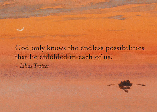 Watercolor Poster featuring the painting Endless Possibilities by Lilias Trotter