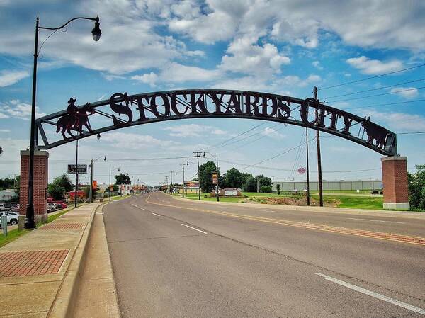 Stockyard Poster featuring the photograph Entrance to Stockyards City by Buck Buchanan