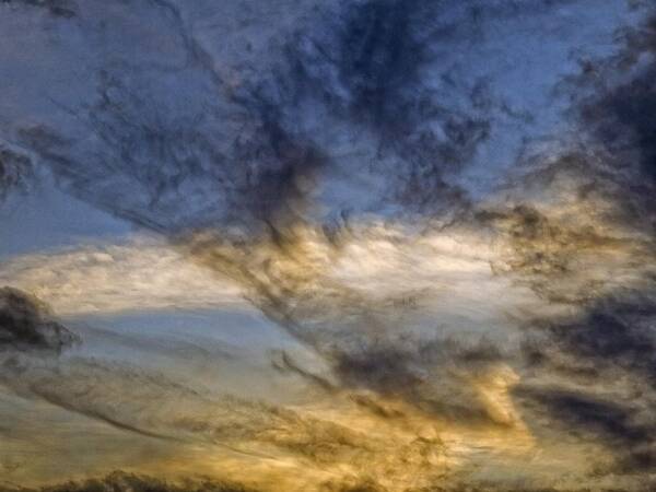 Sunset Poster featuring the photograph Evening Sky by Robert Ullmann