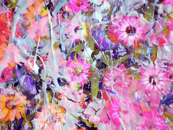 Flowers Poster featuring the photograph Floral Art CLVIII by Tina Baxter