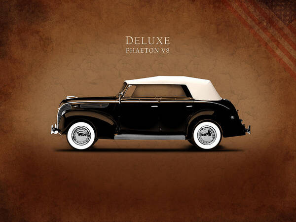 Ford Deluxe Poster featuring the photograph Ford Deluxe V8 1938 by Mark Rogan