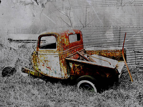 Truck Poster featuring the photograph Forgotten by Julie Hamilton