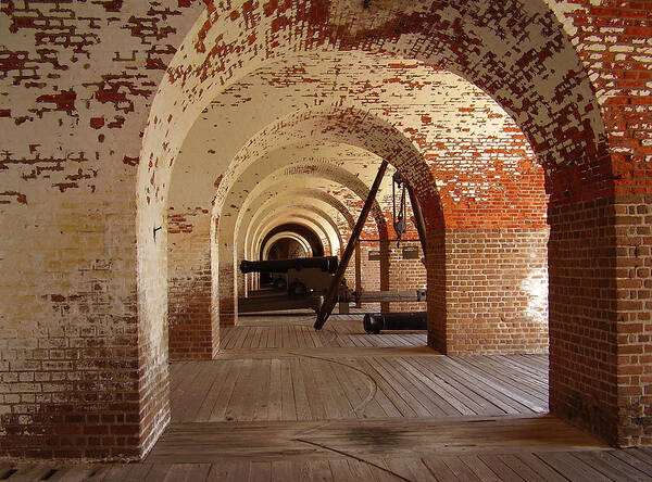 Fort Pulaski Poster featuring the photograph Fort Pulaski II by Flavia Westerwelle